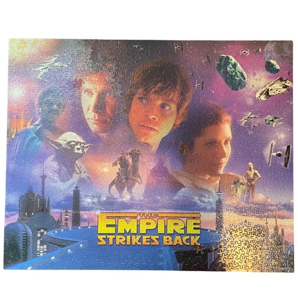 Empire Strikes Back Springbok Puzzle Star Wars 1500 1997 USA Missing 2 pcs! - Picture 1 of 16
